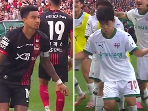 Lingard mocked by K league rival as opponent copies ex-Man Utd man's celebration