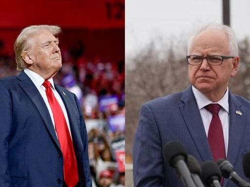 Trump Now Claims Tim Walz 'Let Minnesota Burn' During George Floyd Protests, Despite Praising Him in 2020 - News18