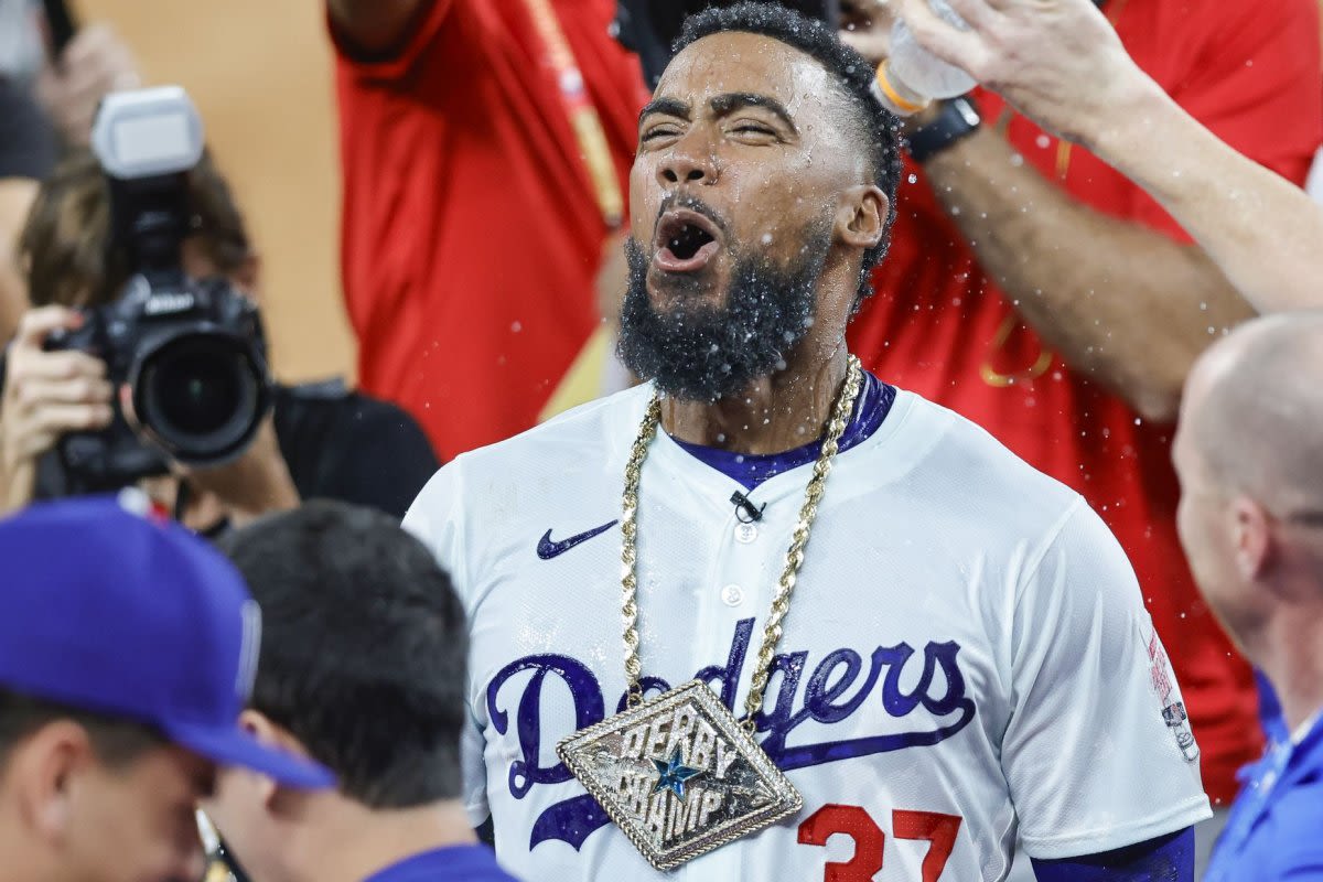 Home Run Derby: Dodgers' Teoscar Hernandez out-slugs Royals' Bobby Witt Jr. - UPI.com