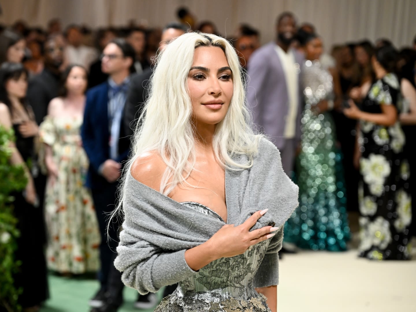 Kim Kardashian's Reason for Wearing a Cardigan With Met Gala Outfit Has Us Scratching Our Heads