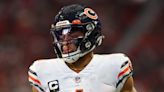 Bears QB Justin Fields suffered a dislocated left shoulder