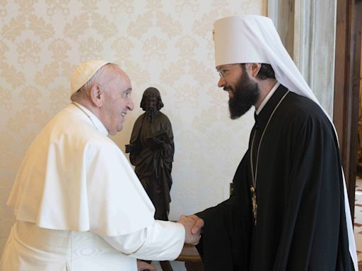 Pope Francis meets Russian Orthodox Church’s ‘foreign minister’