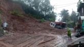 Typhoon Doksuri: Locals run for cover as mudslide crashes down hillside in Philippines