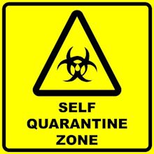 Corflute Self Quarantine Signs • Newprint HRG - Print and Sign Solutions