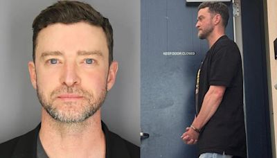 Justin Timberlake’s mugshot and handcuffed pictures go viral after drink and drive arrest