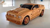 Attention To Detail Was A Must For This Wood Model Mustang