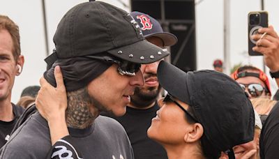 Kourtney Kardashian and Travis Barker Share a Sweet Moment at His Run Travis Run 5K Event - E! Online