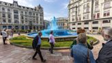Oviedo se tiñe de azul: la original iniciativa del Ayuntamiento para apoyar al equipo carbayón