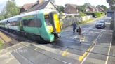 Watch: Terrifying near-misses at level crossings as National Rail releases footage in summer warning