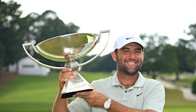 Scottie Scheffler, the world's top golfer, pocketed $25M bonus after ruling the season and making $12,000 for each shot