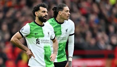 Mohamed Salah and Darwin Nunez dropped as Liverpool boss Jurgen Klopp rings changes for West Ham