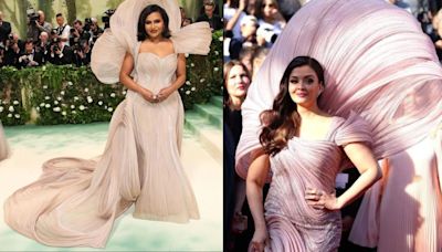 Did Mindy Kaling copy Aishwarya Rai's 2022 Cannes Look for Met Gala 2024?