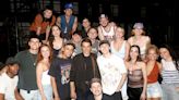 “The Outsiders ”star Ralph Macchio visits the cast of the“ ”Tony award-winning musical on Broadway