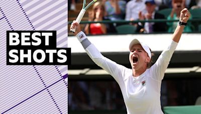 Wimbledon 2024 video: Best shots from Barbora Krejcikova's victory over Jelena Ostapenko