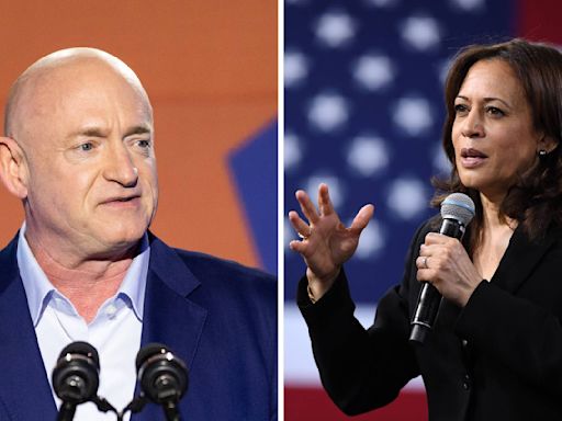 Mark Kelly sería compañero de fórmula con Kamala Harris, en caso de que Biden se retire de la carrera