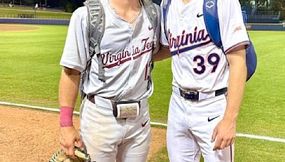 ...COLLEGE NOTES: Former Abingdon teammates Chase Hungate (Virginia) and Ethan Gibson (Virginia Tech) faced on Saturday in a baseball game that was an ACC classic