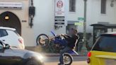 VIDEO: Dirt bikes participate in illegal sideshow in Oakland resulting in crash