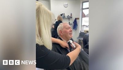 Norfolk man's beard shave after 14 years to mark new government