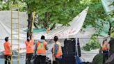 Pro-Palestinian protesters cleared in downtown Montreal, encampment at McGill remains