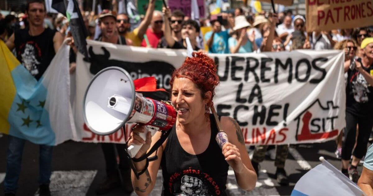 Furious locals in another Spanish city plan a new huge protest