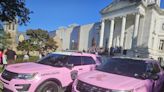 Police vehicles in Somerset County turn pink for Breast Cancer Awareness Month