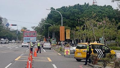 成大醫院門診大樓停車場前車流多 即日起到6月底將交管