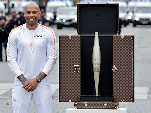 The Paris Olympic Torch Arrived in a Custom Louis Vuitton Trunk