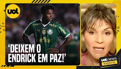 Alicia Klein critica boatos sobre namoro: 'Deixem o Endrick em paz!'