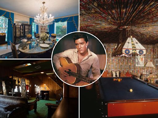 Inside Graceland mansion, Elvis’ former estate that now faces foreclosure