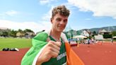 Cian Crampton wins Ireland’s first field medal at European under-18s