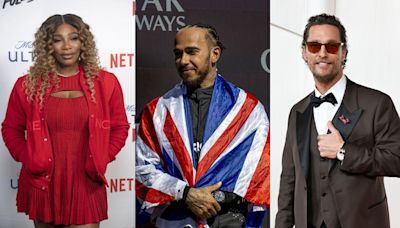 Serena Williams, Usher, and Matthew McConaughey Join Lewis Hamilton's British GP Win Celebrations