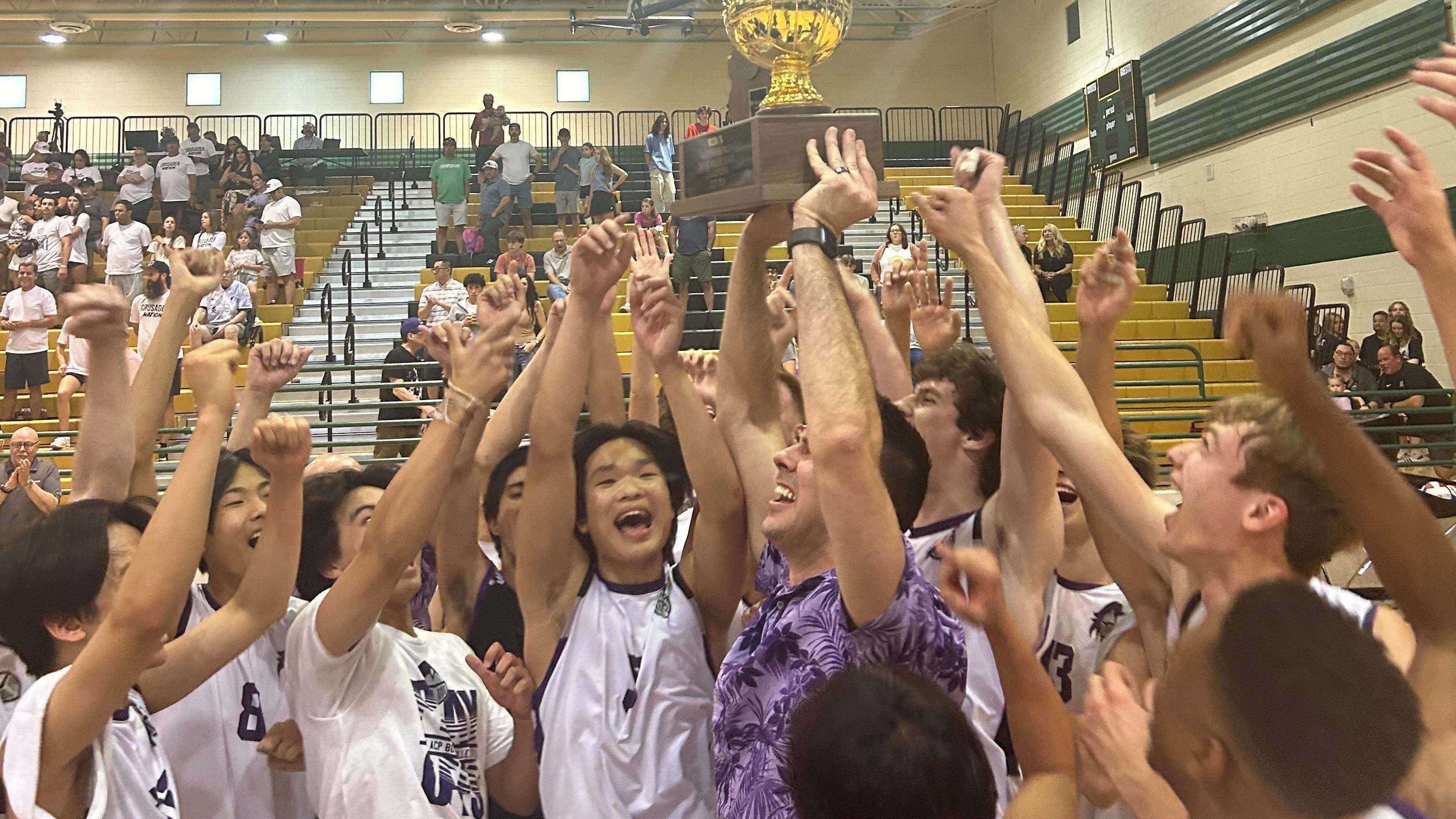 AZ College Prep defeats Northwest Christian to win boys 4A state volleyball championship