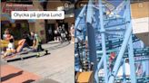 TikTok videos show the aftermath of a deadly roller coaster derailment in Sweden