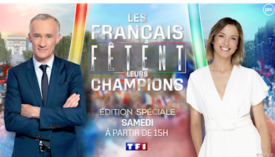 Déprogrammation : TF1 bouleverse ses programmes et retransmet ce samedi avec France 2 la parade des médaillés français aux Jeux de Paris 2024