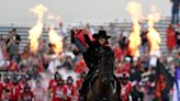 Texas Tech mascot Centennial Champion out for homecoming game