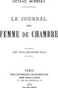 Le Journal d'une femme de chambre