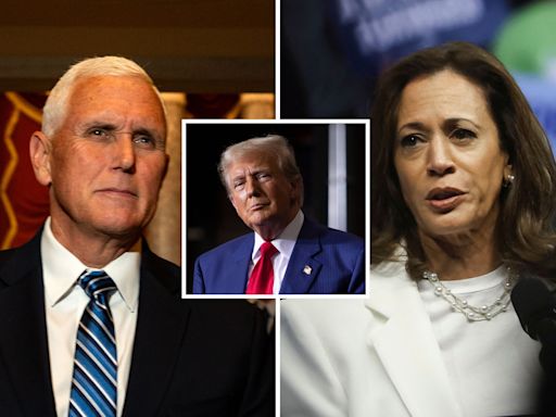 Donald Trump saying Kamala Harris was "horrible" to Mike Pence mocked