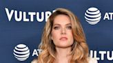 Meghann Fahy Shuts Down the Red Carpet in a Bikini Top and Flared Pants