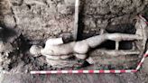 Incredible discovery as perfectly preserved Greek statue found in sewer system