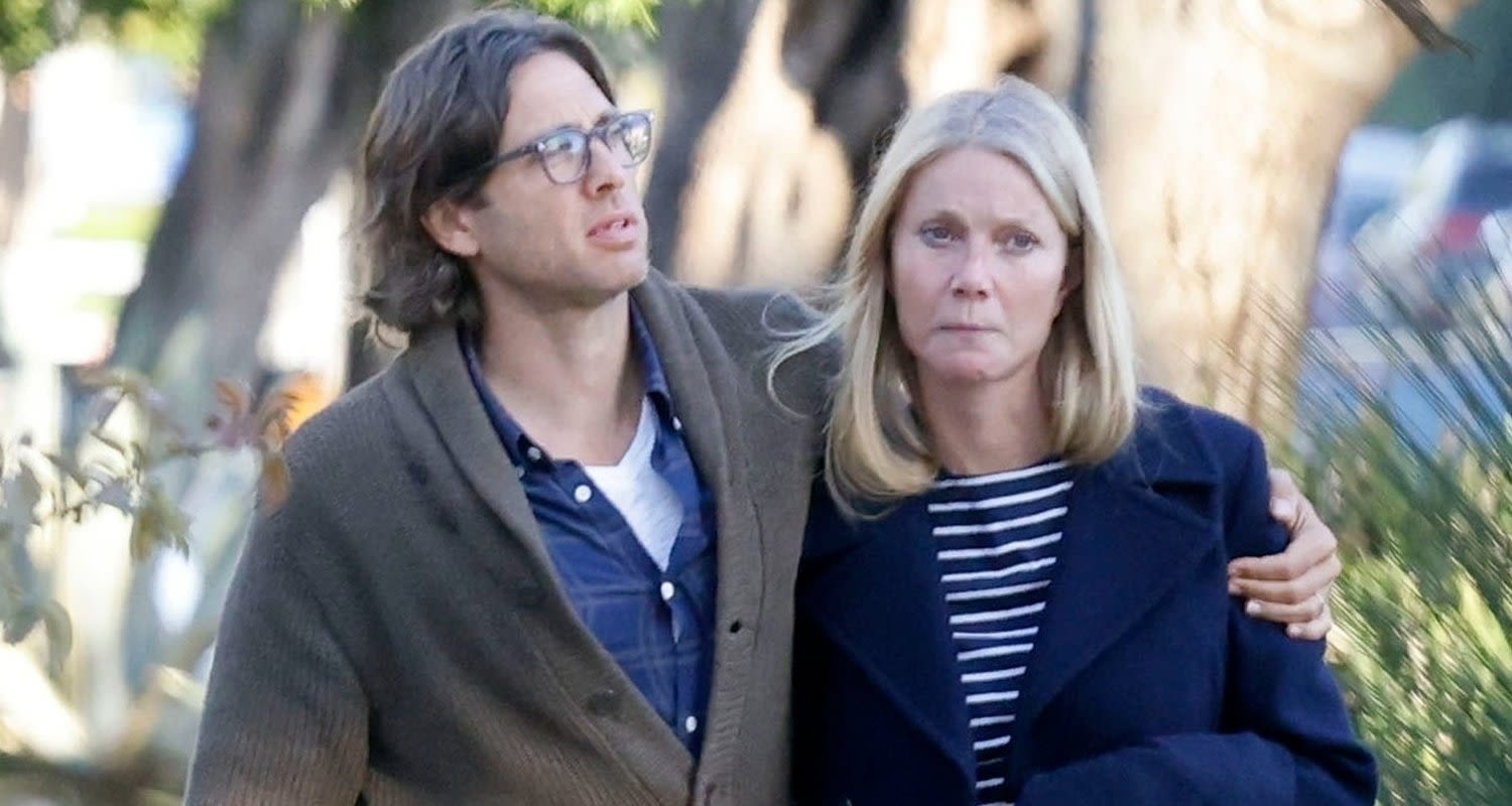 Gwyneth Paltrow & Husband Brad Falchuk Keep Close on Date Night in L.A.