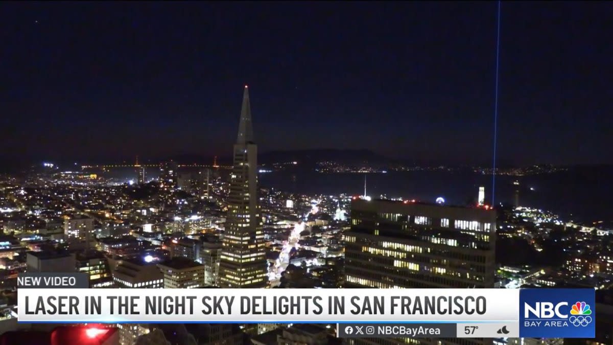 Mysterious laser in San Francisco sky identified