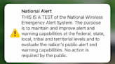 Here's why FEMA sent an emergency alert to your cellphone today