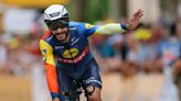 UCI fines Julien Bernard for stopping on home roads to kiss wife, wave to fans on 'perfect day' in Tour de France time trial