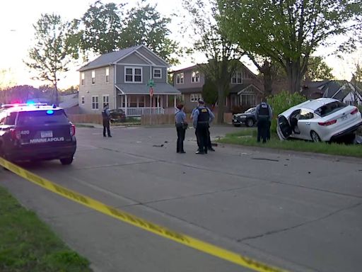 Teens hurt, stolen Kias left wrecked in chaotic Minneapolis shooting