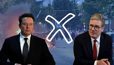 Elon Musk and Keir Starmer in online battle as riots grip UK