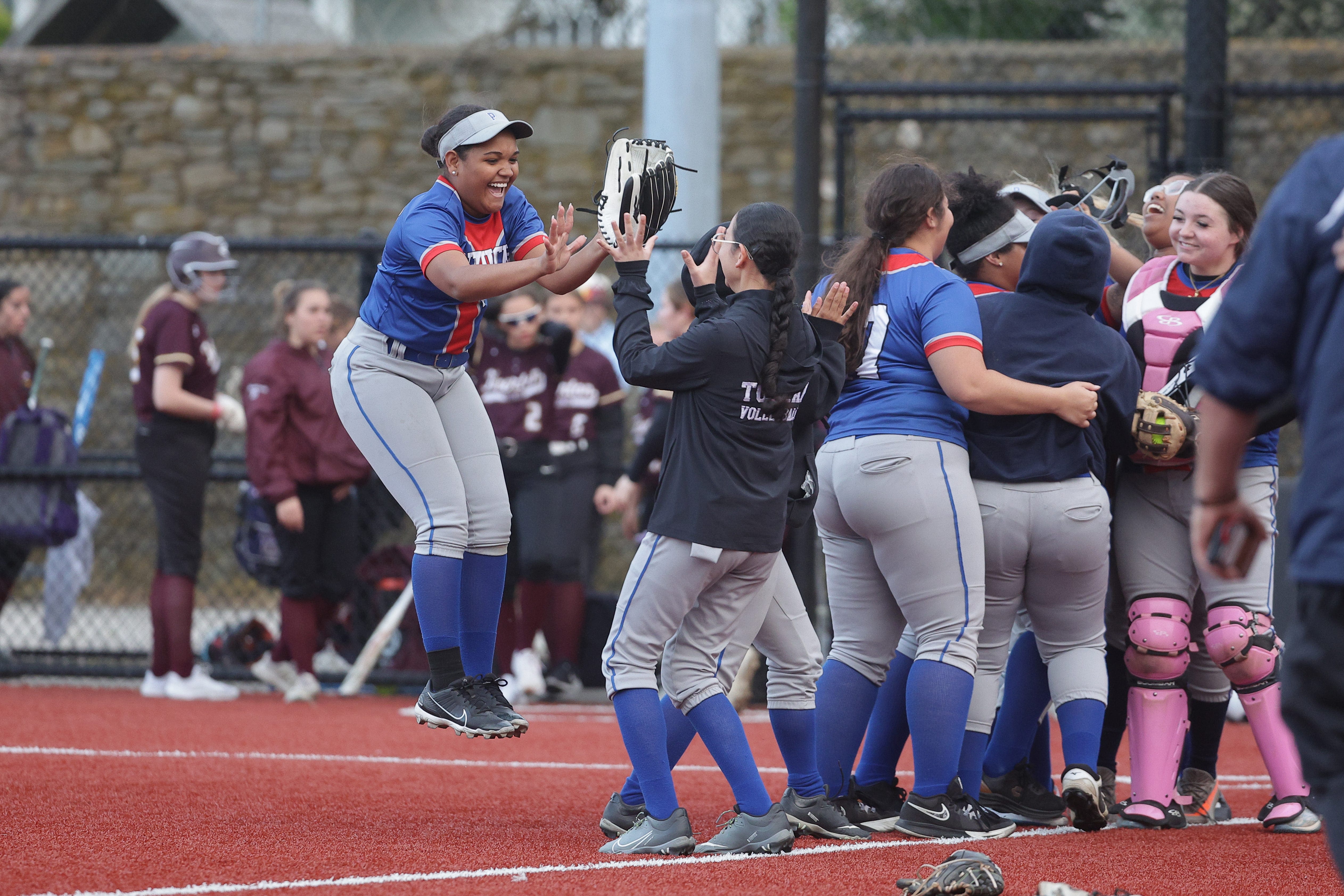 Pawtucket softball holds off Tiverton in wild final inning of the one-loss bracket final