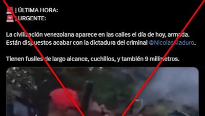 Video de hombres disparando al aire en Venezuela circula desde 2019, no tras los comicios de 2024