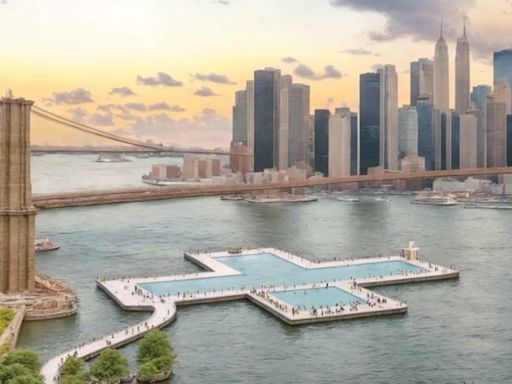 Nueva York planea tener una piscina flotante filtrada con aguas de la ciudad