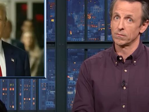 Seth Meyers Goes ‘Out On A Limb’ With Donald Trump Jail Prediction: ‘For Real!’