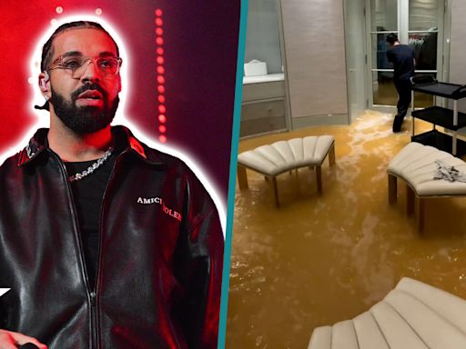 Drake Shares Video of Flood Waters Rushing Into His House: 'This Better Be Espresso Martini' | Access